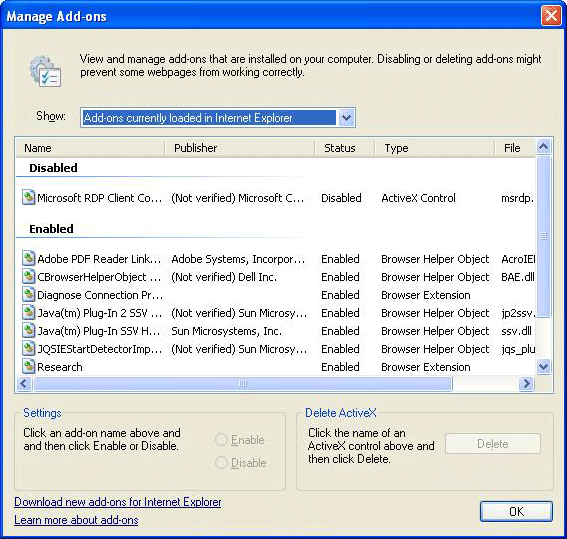 activex download windows 10 chrome